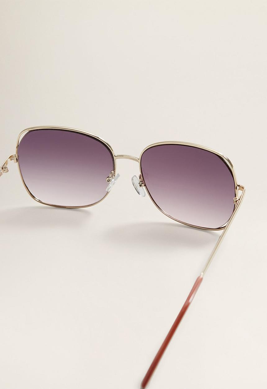 MANGO - Retro sunglasses - gold