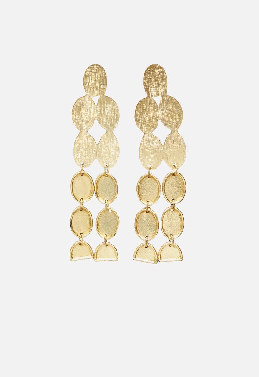 MANGO - Pendant earrings - gold