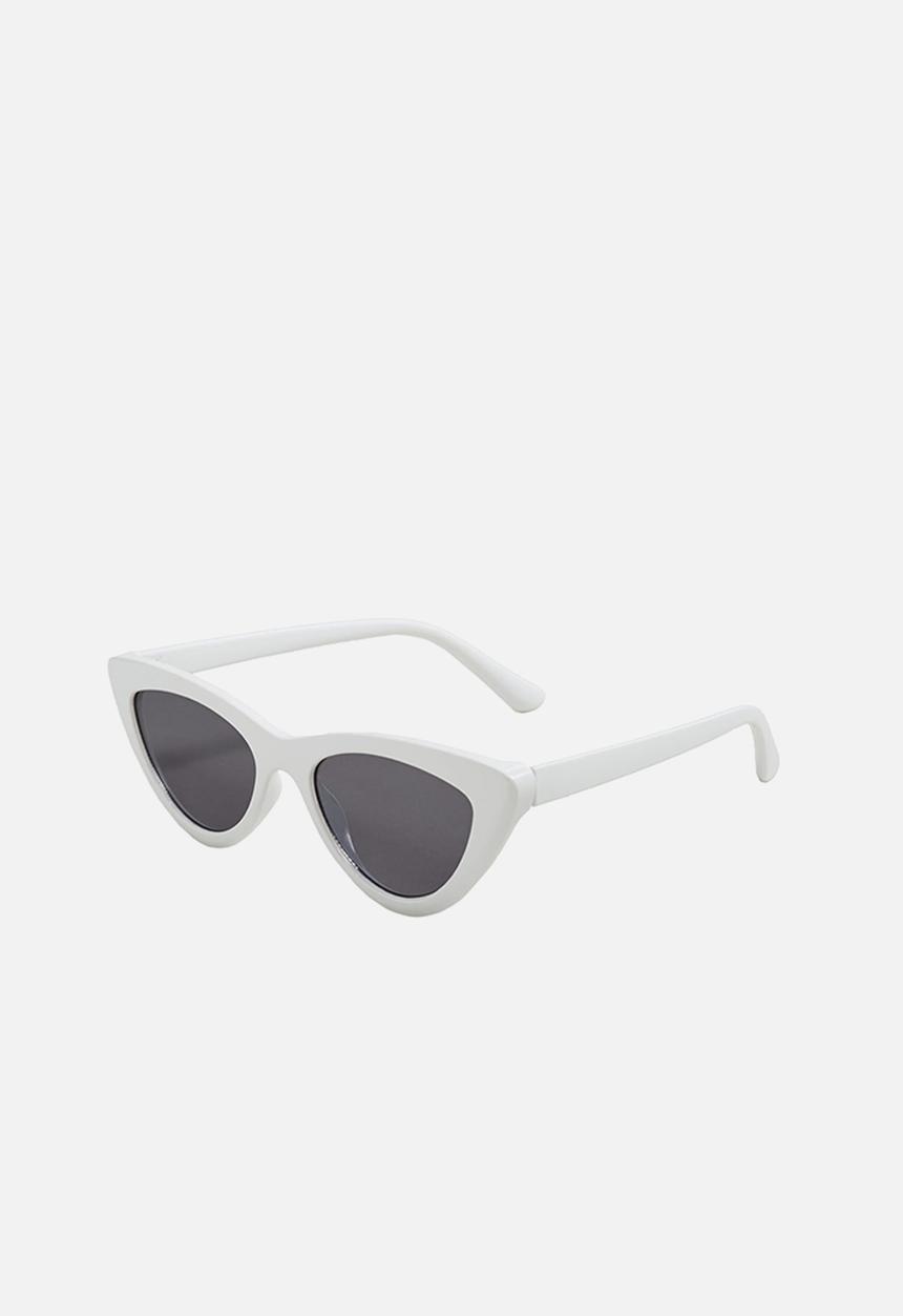 MANGO - Cat-eye sunglasses - white