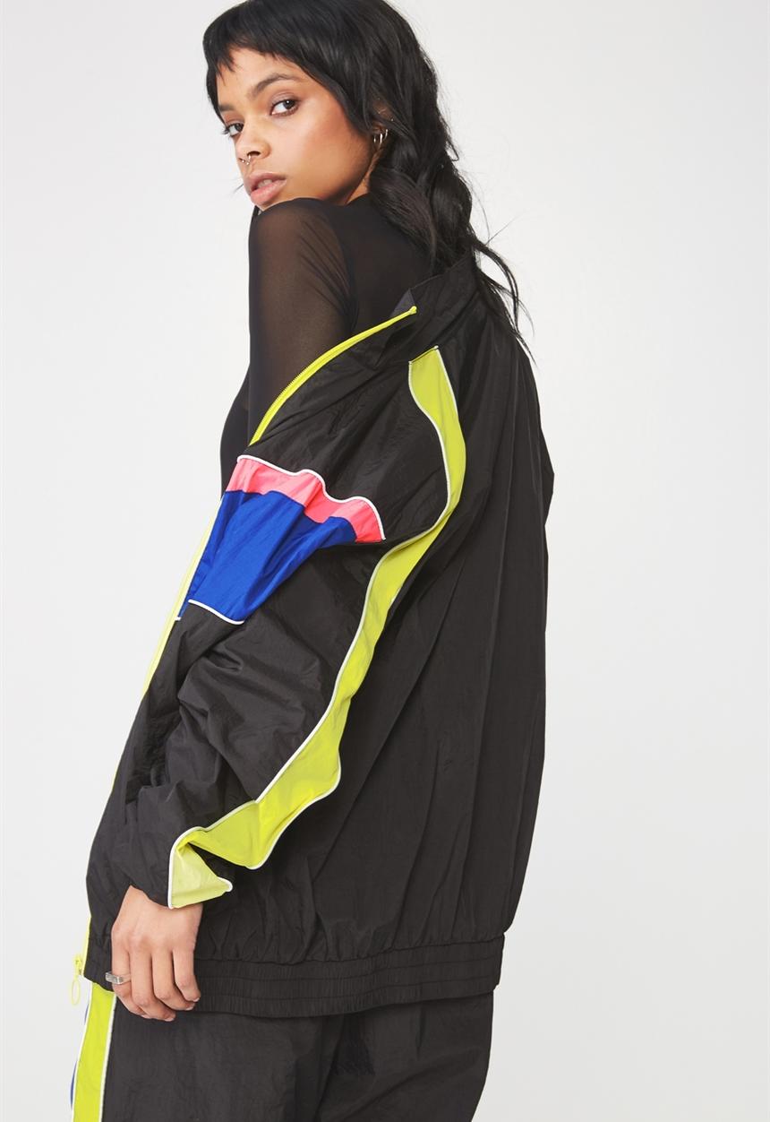 Factorie - Splice tracksuit jacket - black