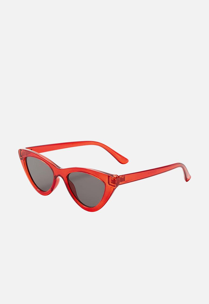 MANGO - Cat-eye sunglasses - red