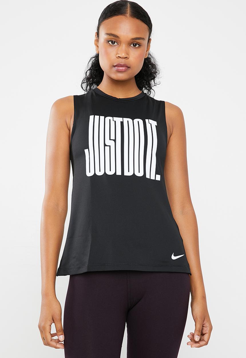 Nike - tank muscle - black & white