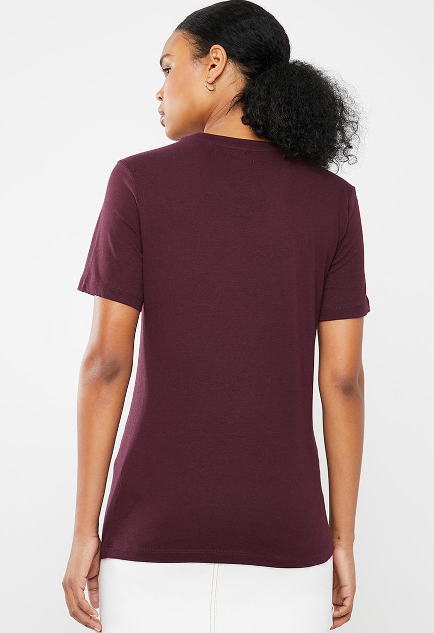 adidas Originals - Adicolour classic tee - burgundy 