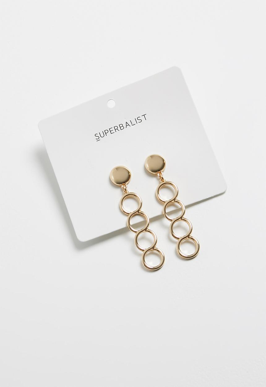 Superbalist - Chain link earrings - gold