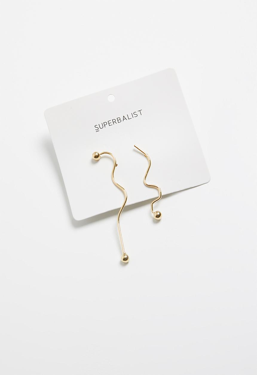 Superbalist - Reagan mismatched earrings - gold