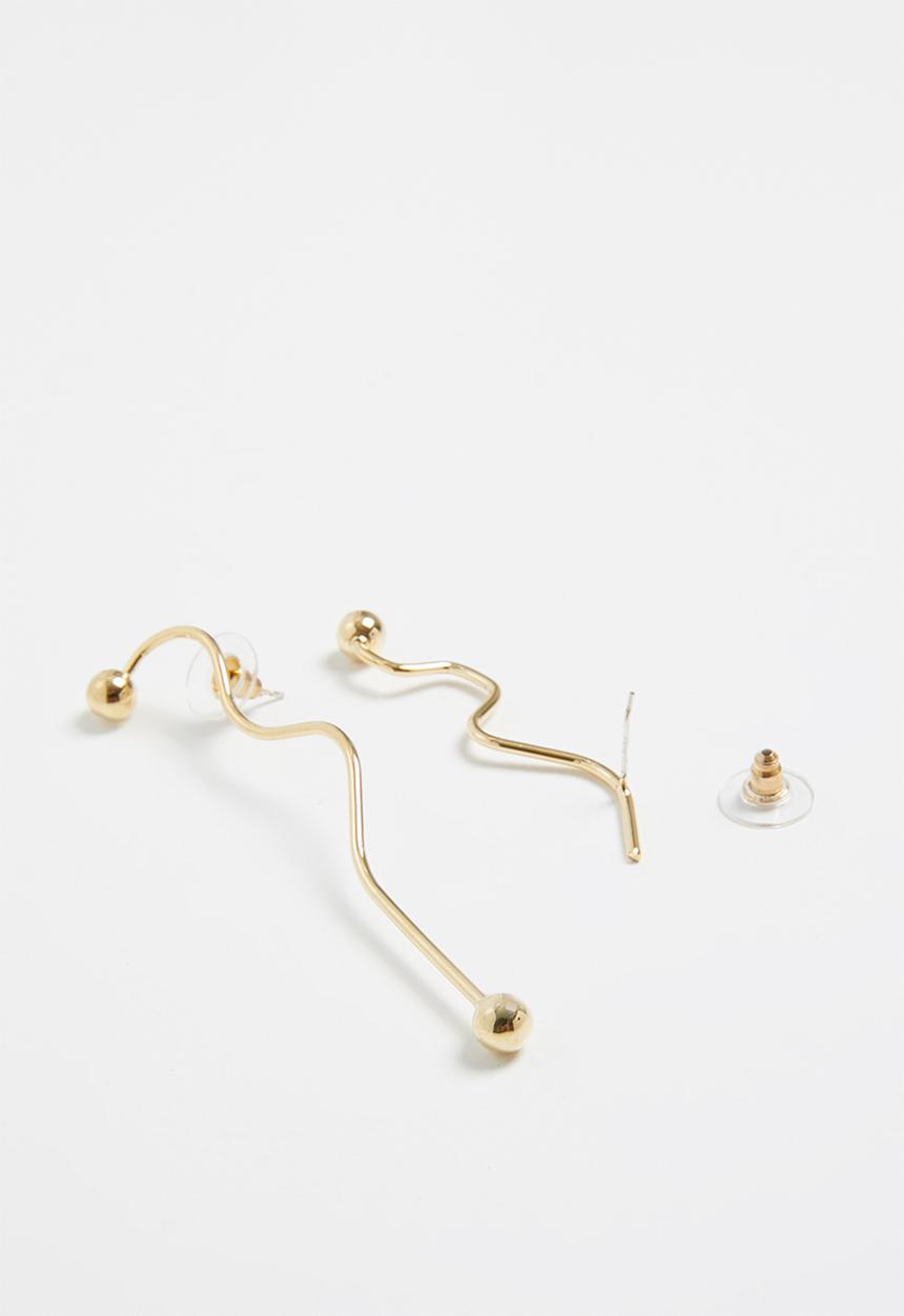 Superbalist - Reagan mismatched earrings - gold