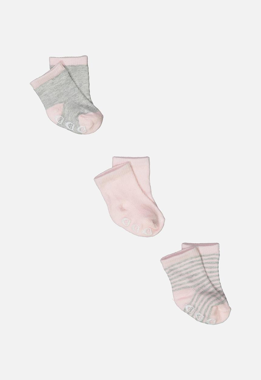 Cotton On - 3 pack baby socks - pink