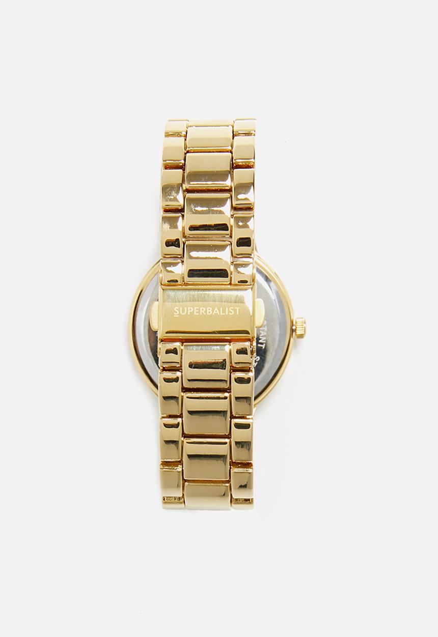 Superbalist - Cass chain strap watch - gold