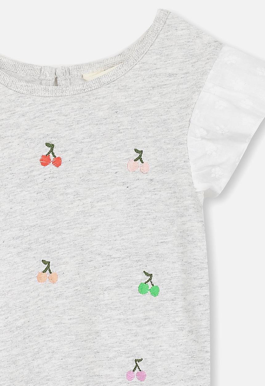Cotton On - Gigi flutter top - grey