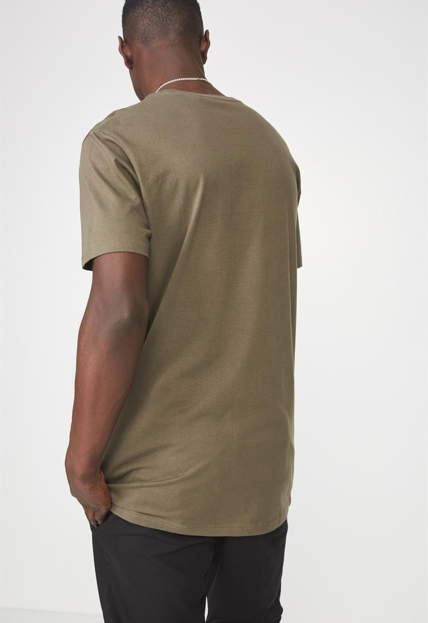 Factorie - Long line tee - green