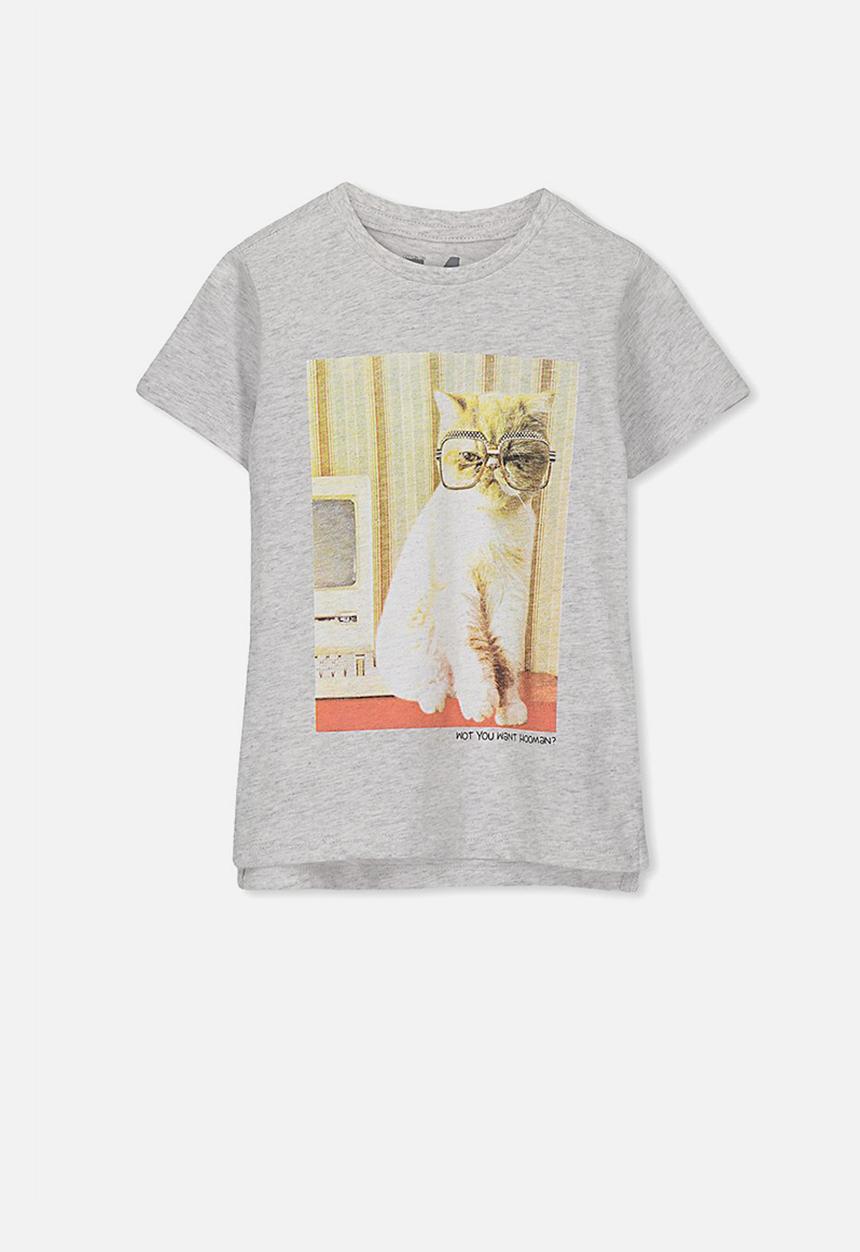 Cotton On - Penelope short sleeve tee - grey 