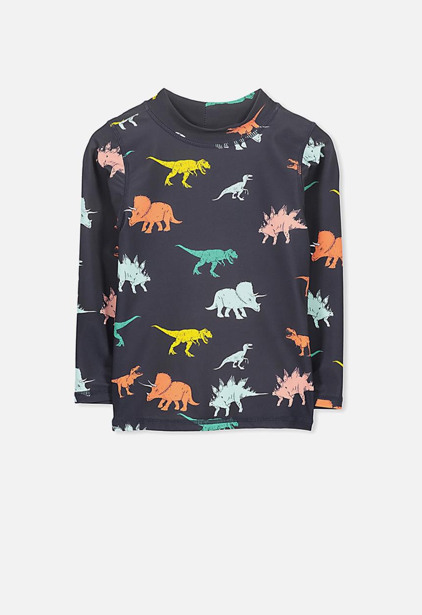 Cotton On - Fraser ls rash vest - multi 