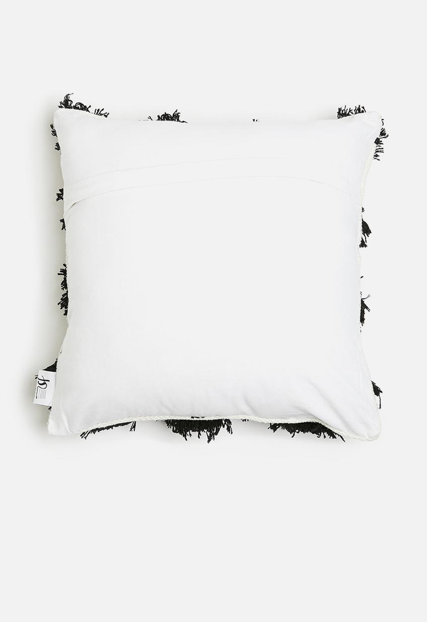 Sixth Floor - Poppy cushion cover - black & white