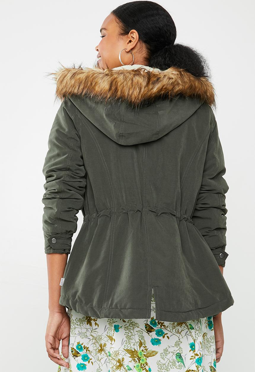 ONLY - Lucca parka jacket - khaki green
