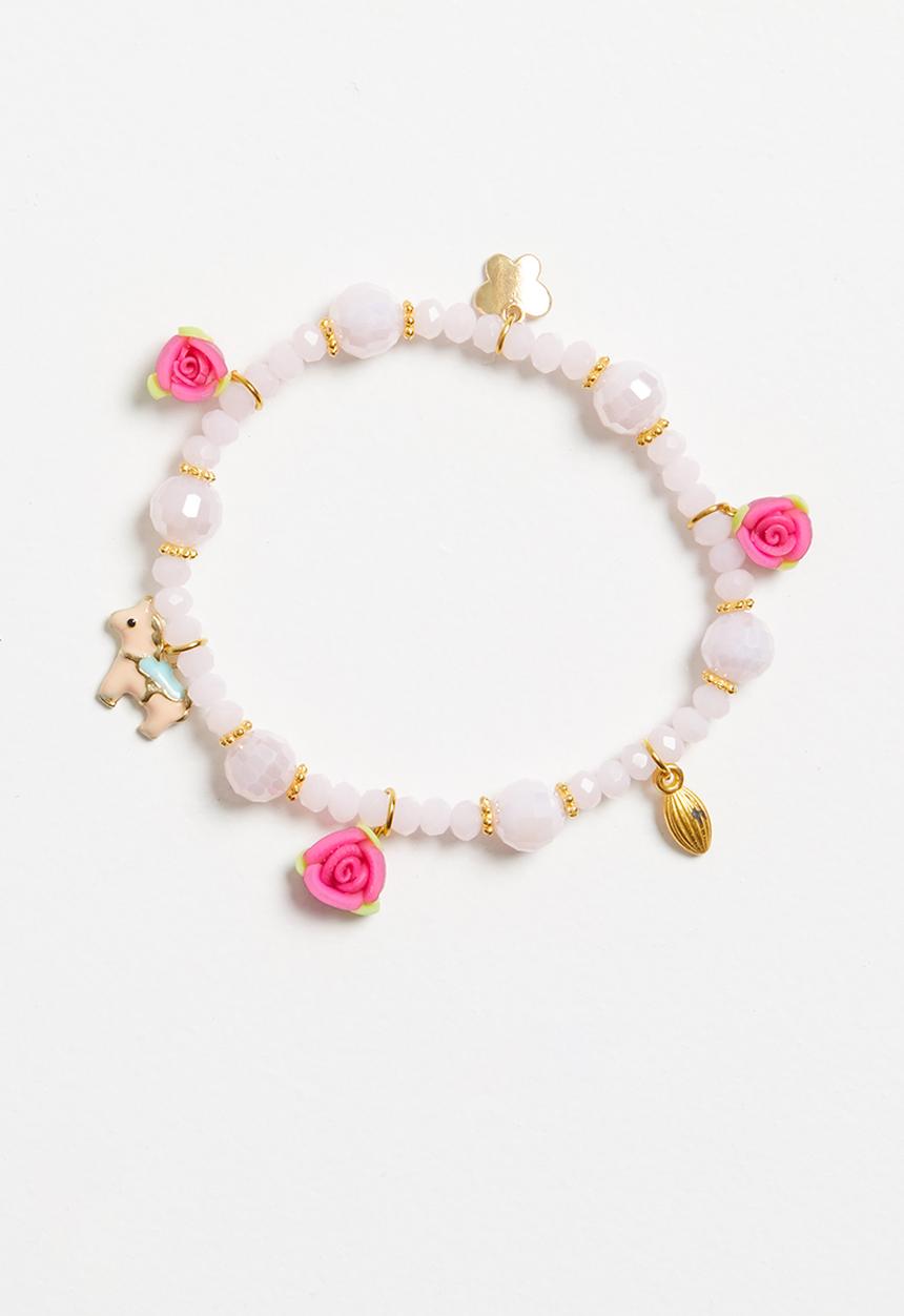 Pop Candy - Bead detailed bracelet - light pink