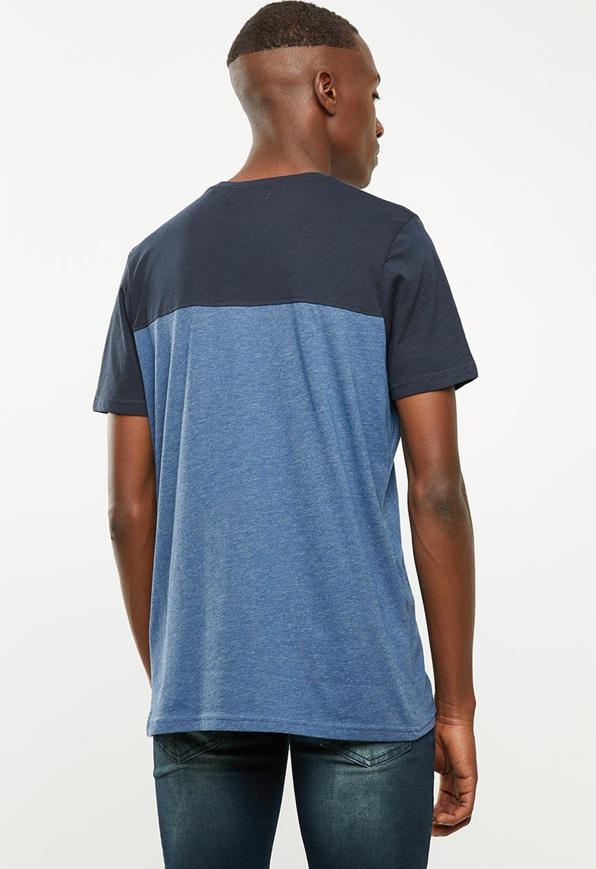 Brave Soul - Cayson T-shirt - blue