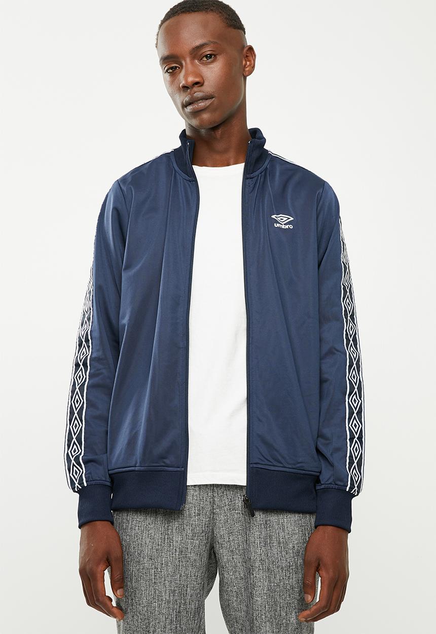 Umbro retro taped tricot jacket - TW navy