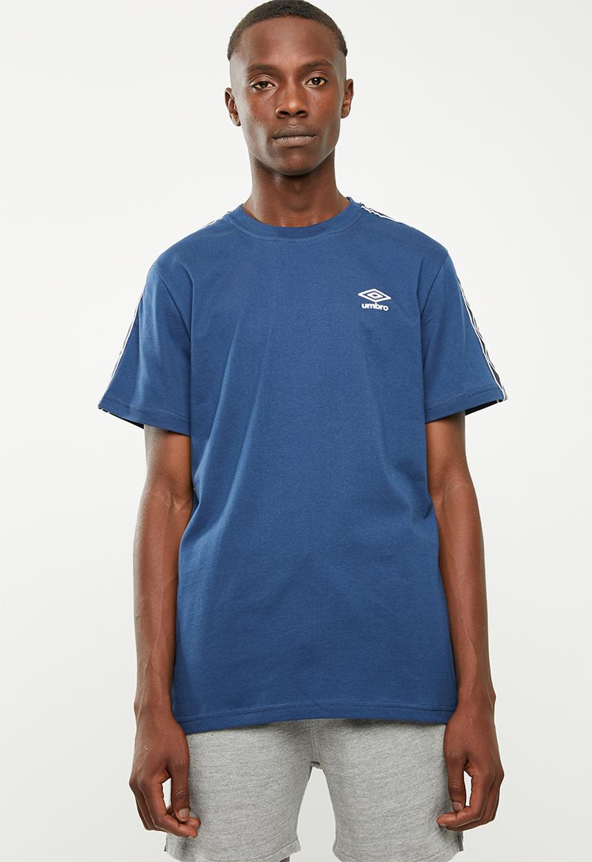 Umbro - Retro taped tee - navy