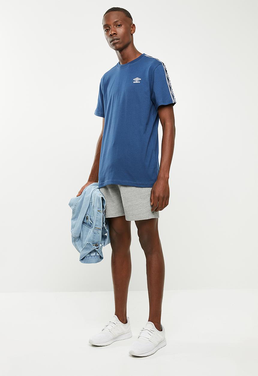 Umbro - Retro taped tee - navy