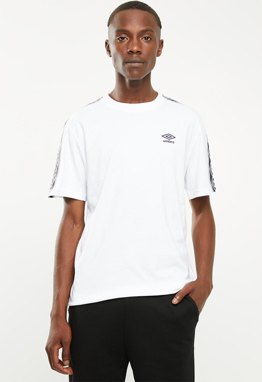 Umbro - Retro taped tee - white