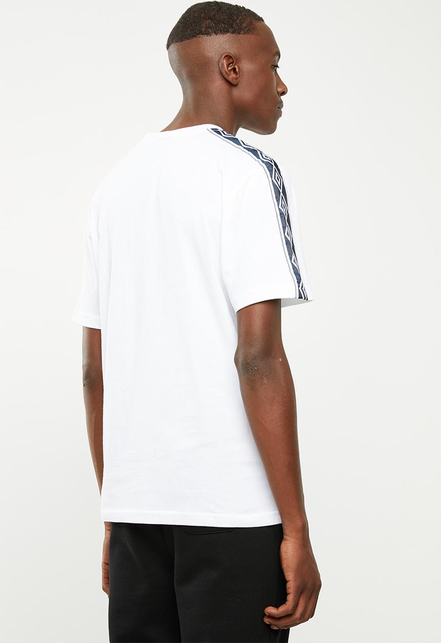 Umbro - Retro taped tee - white