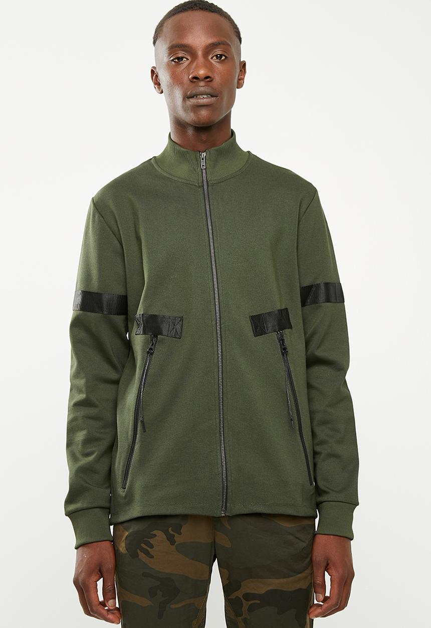 Jack & Jones - Sweat tracktop - green