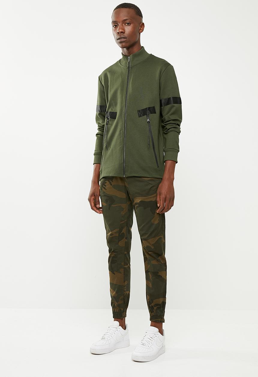 Jack & Jones - Sweat tracktop - green