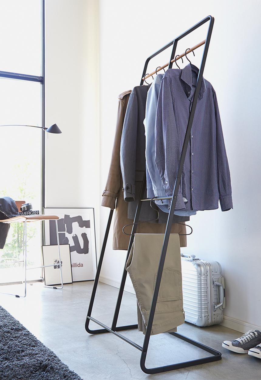 Yamazaki - Tower coat rack wide - black