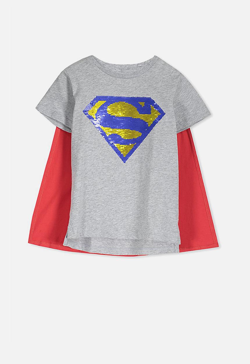 Cotton On - Ss licence cape tee - grey 