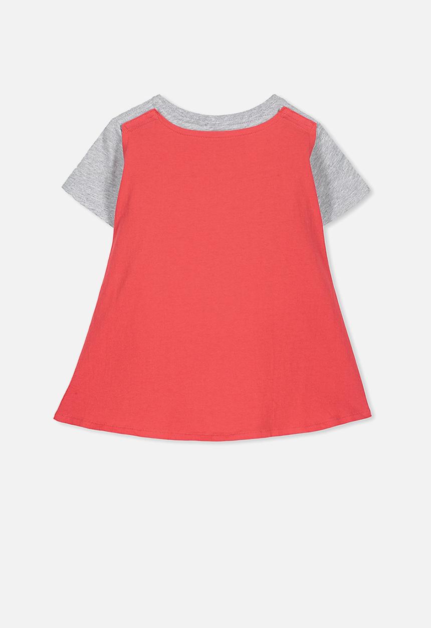 Cotton On - Ss licence cape tee - grey 