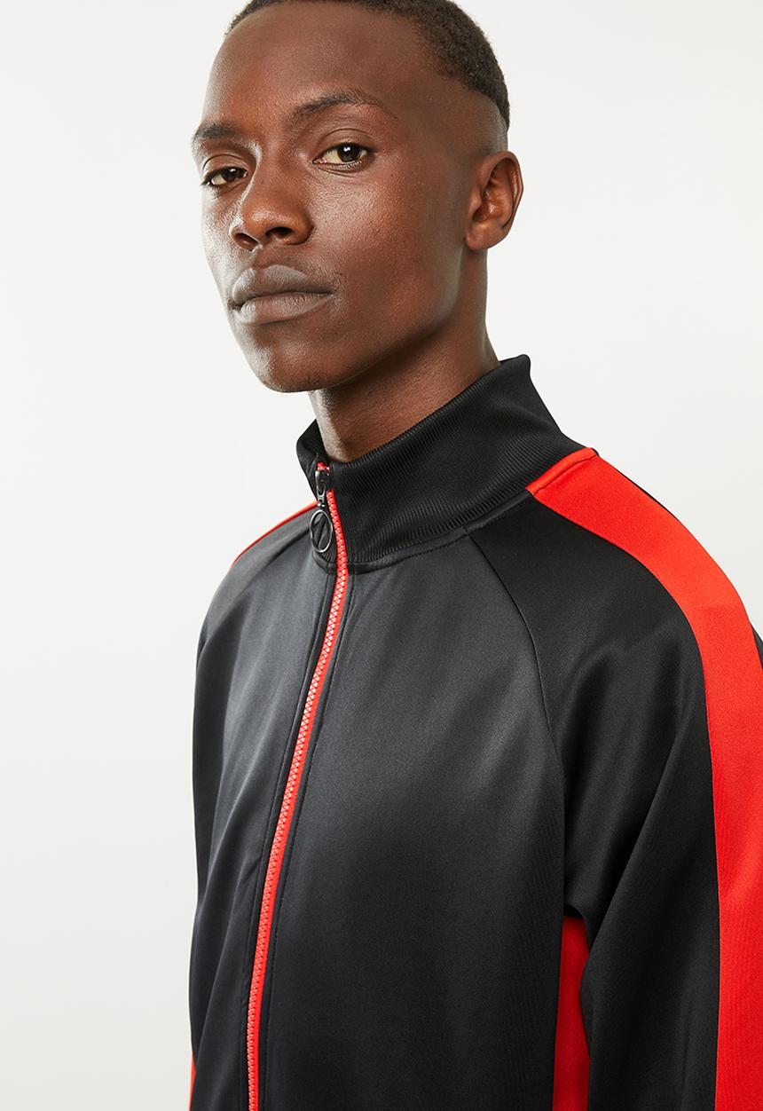 Jack & Jones - Auto sweat high neck - black
