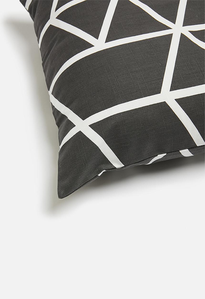 Sixth Floor - Nila cushion cover - charcoal