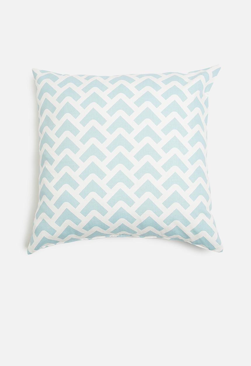 Sixth Floor - Arrow cushion cover - blue