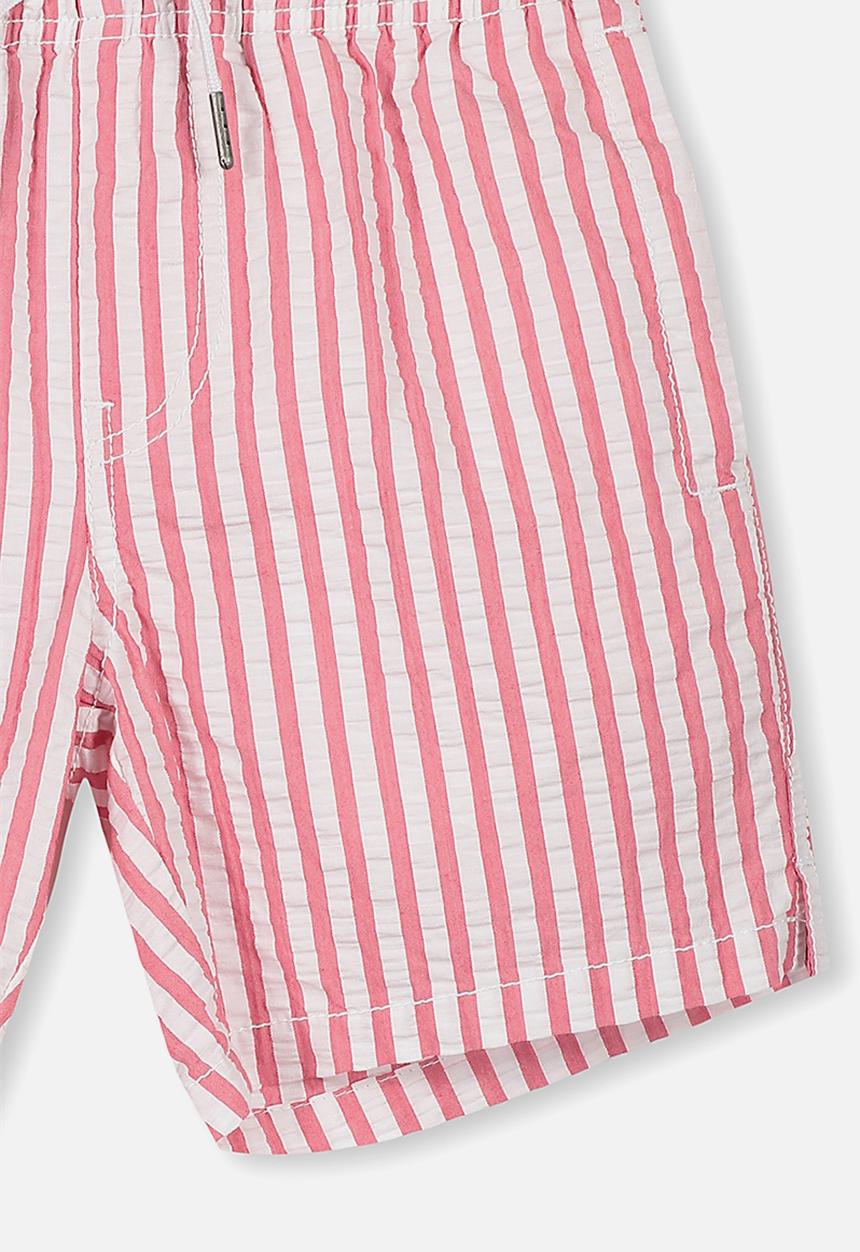 Cotton On - Murphy swim short - coral & white 