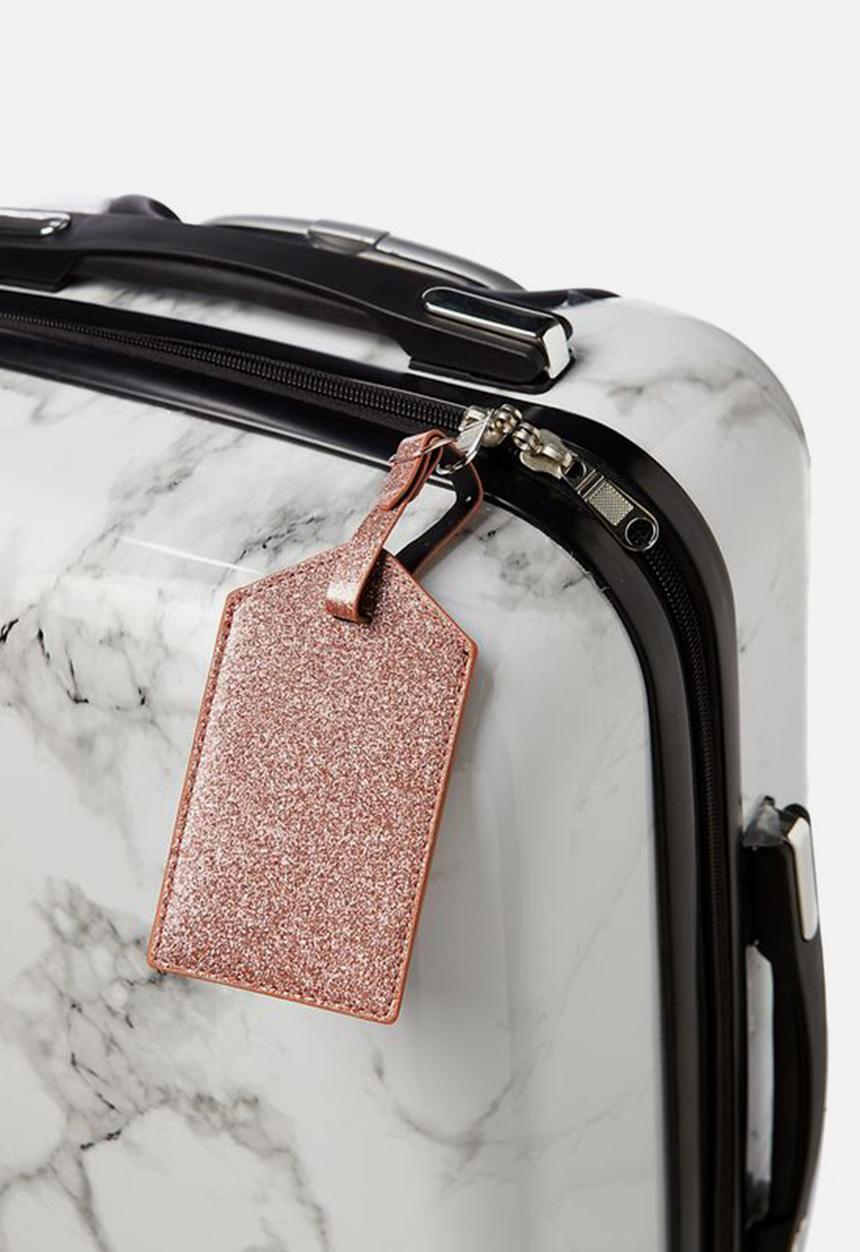 Typo - Luggage tag - rose gold 