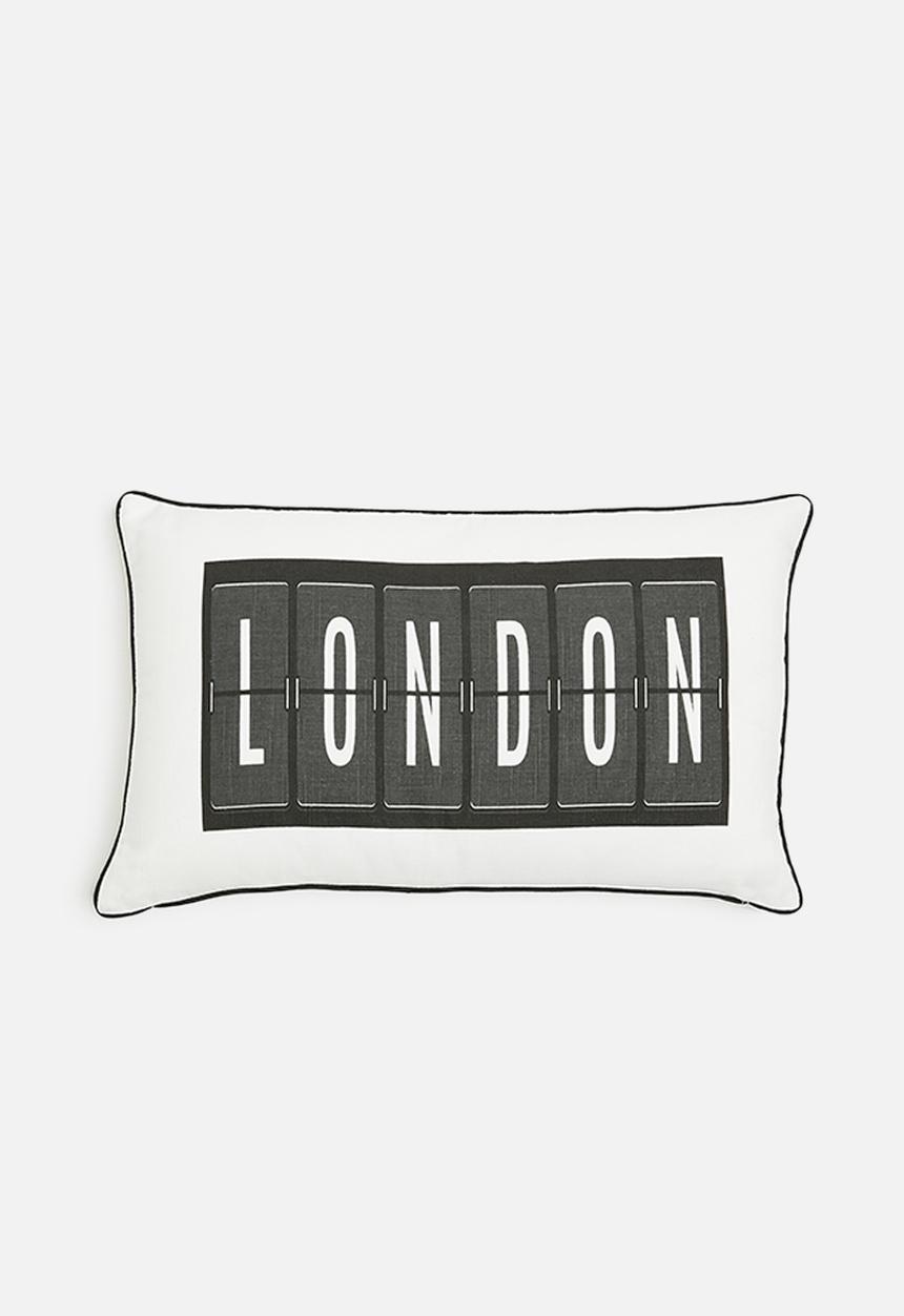 Sixth Floor - London cushion cover - black & white