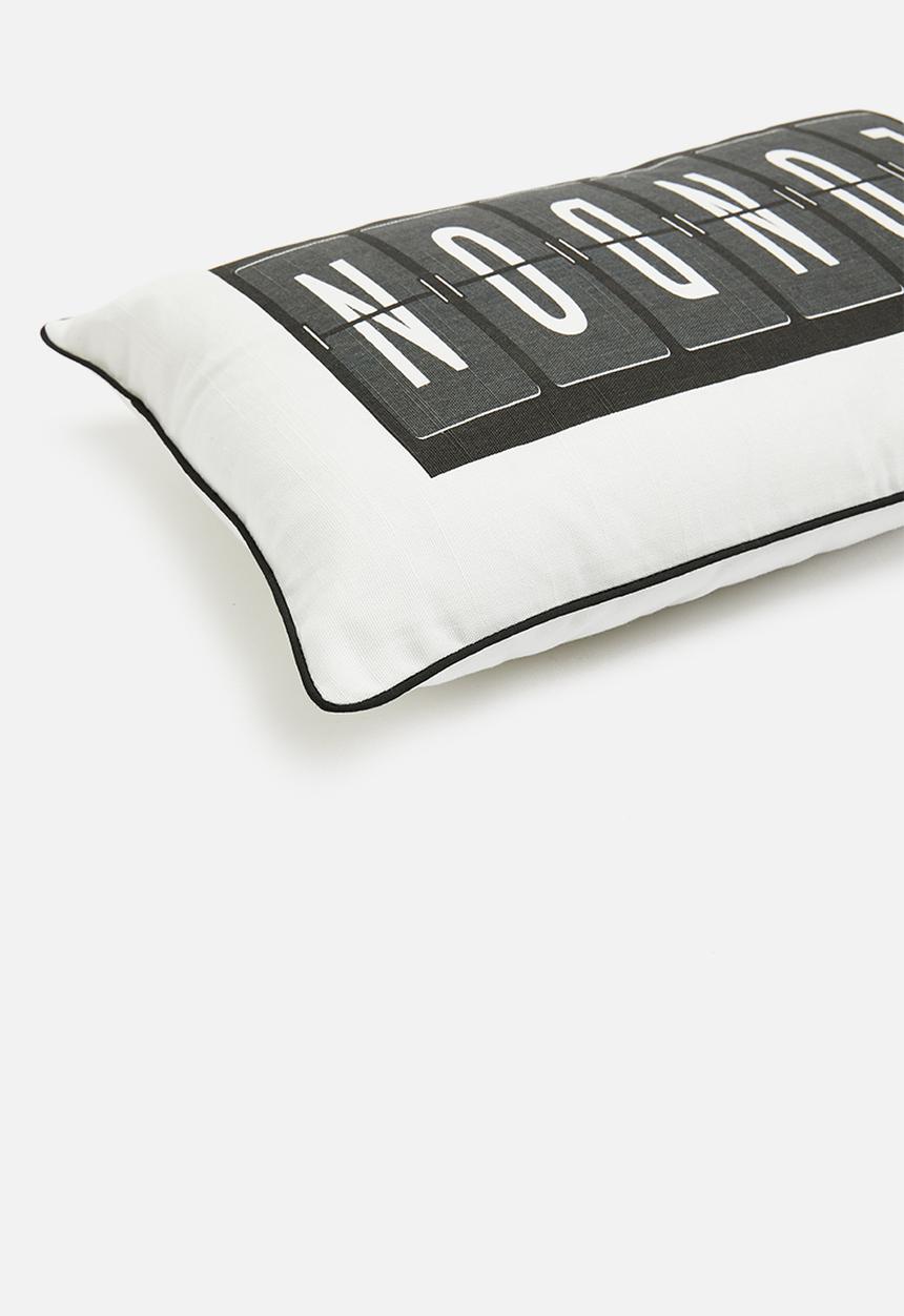 Sixth Floor - London cushion cover - black & white
