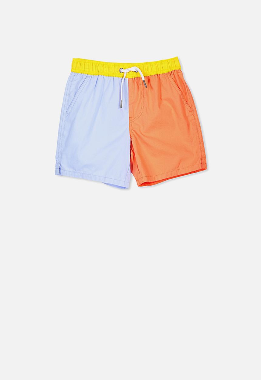 Cotton On - Murphy swim short - blue & orange 