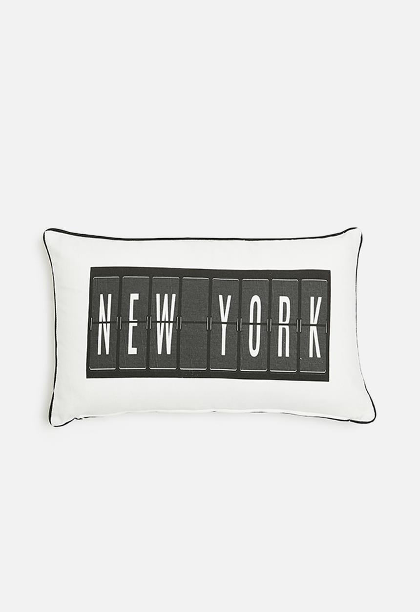 Sixth Floor - New York cushion cover - black & white