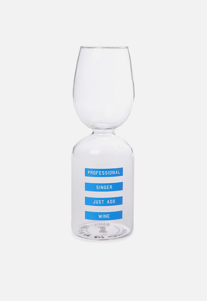 Typo - Sip it wine glass - professional shower singer!