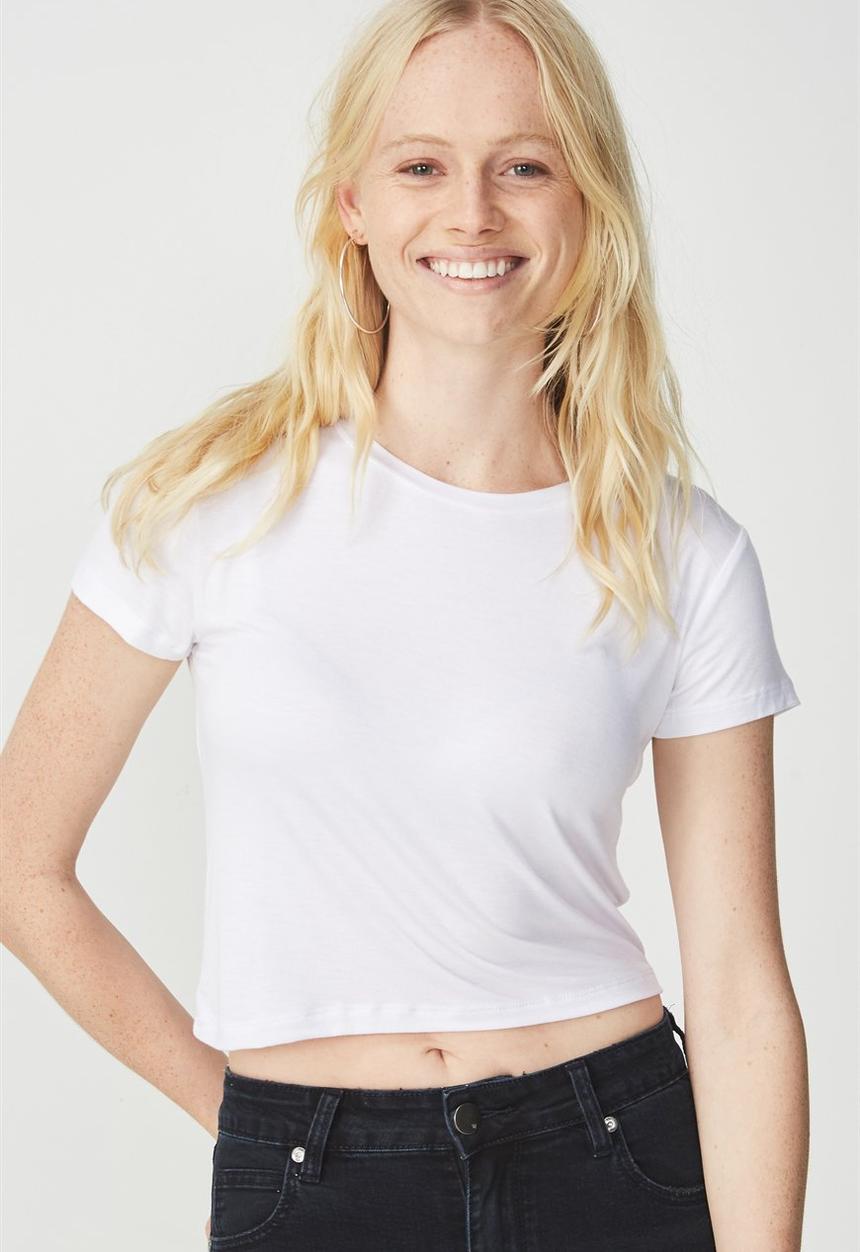 Cotton On - Baby tee - white