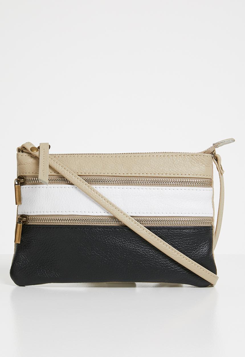 Superbalist - Charlotte crossbody leather bag - beige
