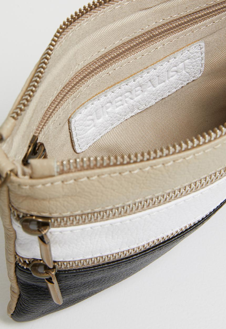 Superbalist - Charlotte crossbody leather bag - beige