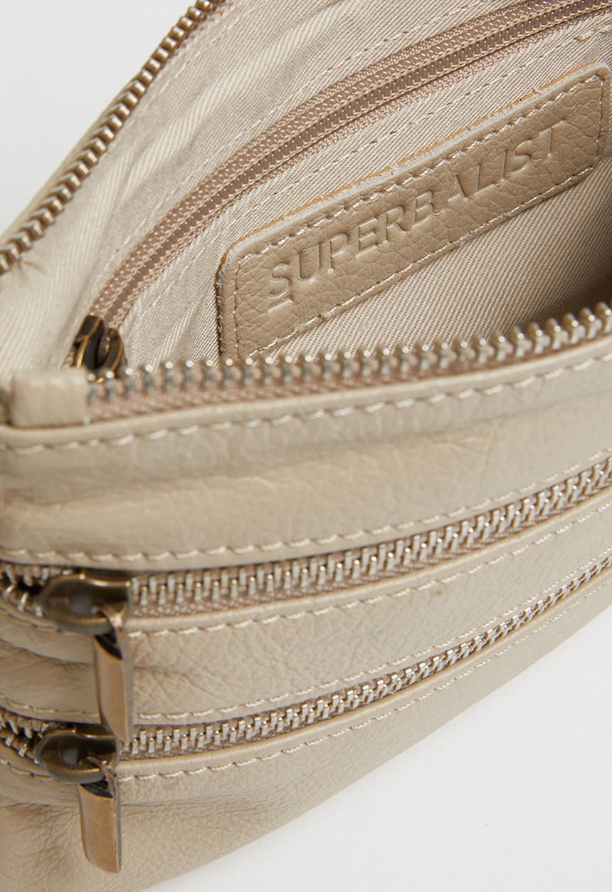 Superbalist - Leather crossbody bag - bone