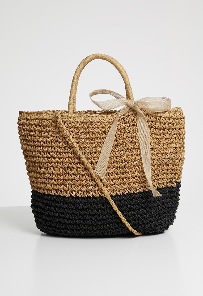 Superbalist - Naomi basket bag - neutral & black