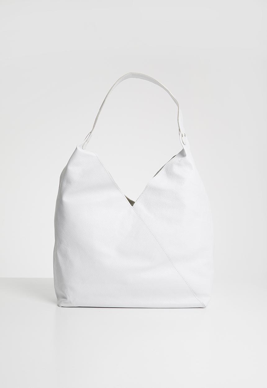 Superbalist - Zip pocket leather bag - snow