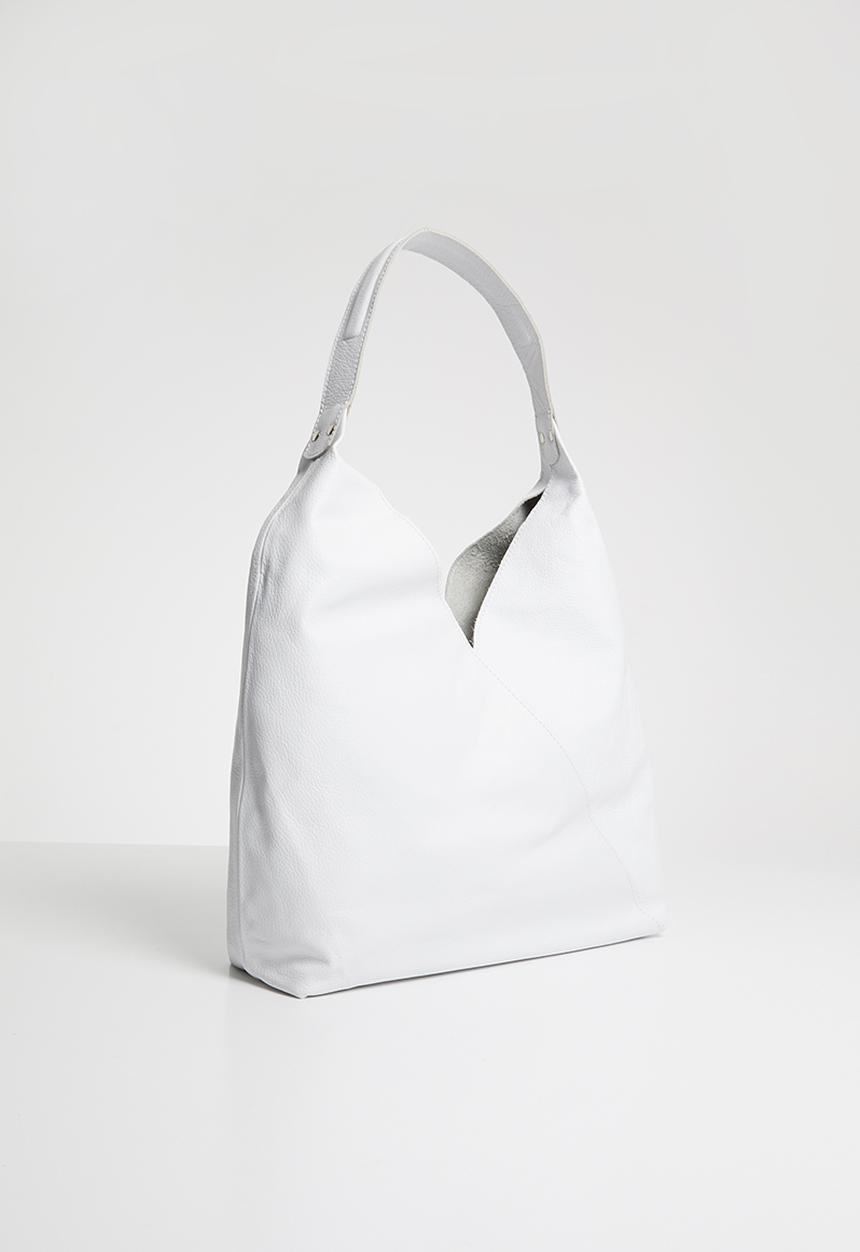 Superbalist - Zip pocket leather bag - snow
