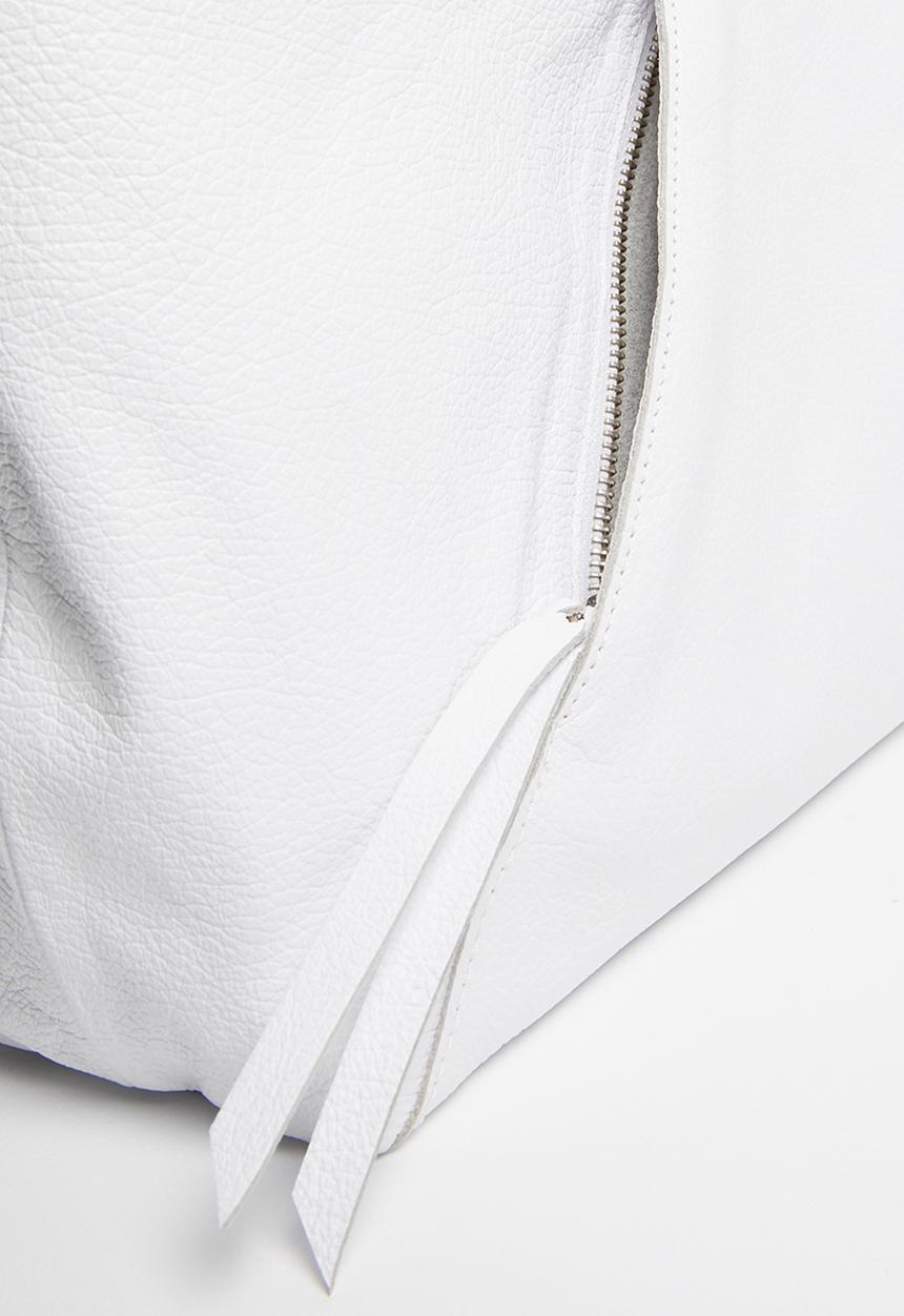 Superbalist - Zip pocket leather bag - snow