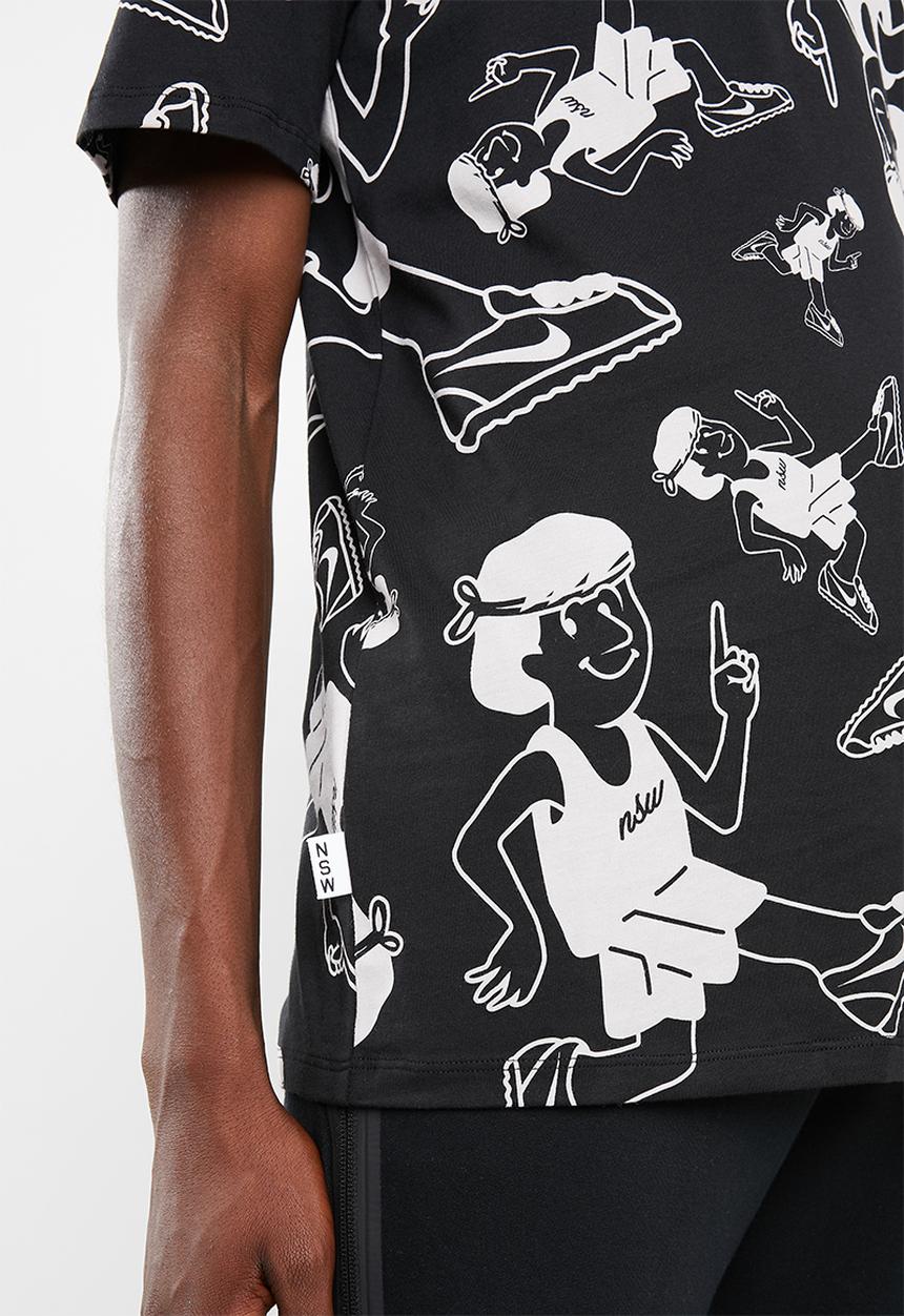Nike - Nsw tee - black and white