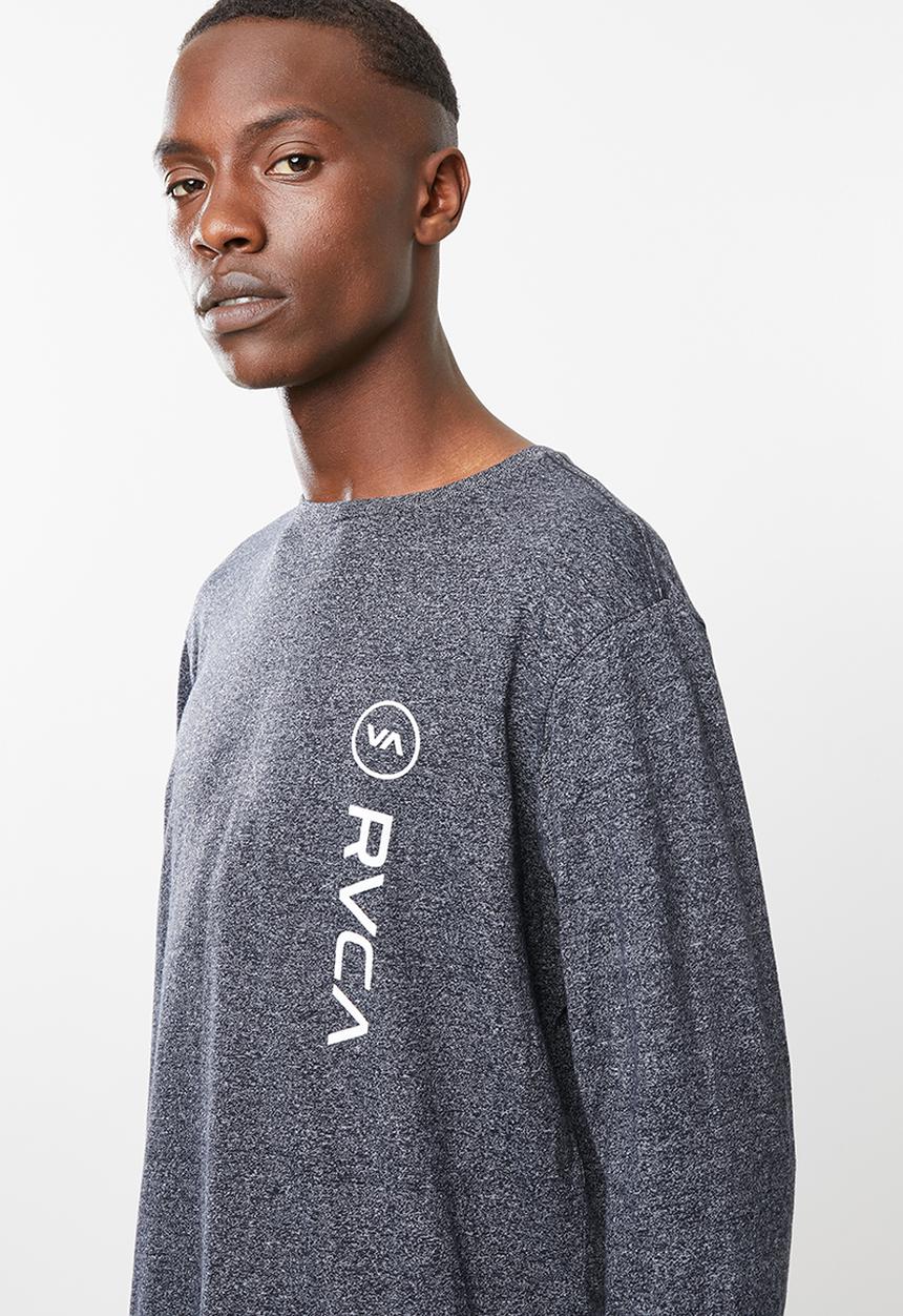 RVCA - Rvca sport ls mocktwist long sleeve tee - blue
